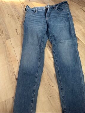 American Eagle Outfitters Women's Medium Blue Straight Jeans